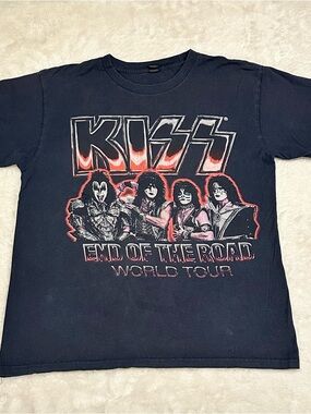 KISS 2019 'End of the Road' Graphic T‑Shirt Size S